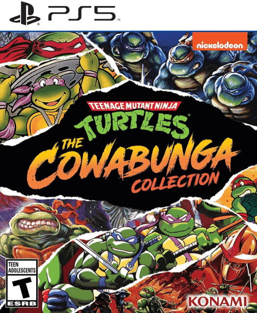 Teenage Mutant Ninja Turtles Cowabunga Collection box art for Playstation 5